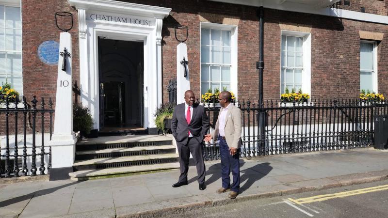 File image of Fred Matiang'i at Chatham House in London.